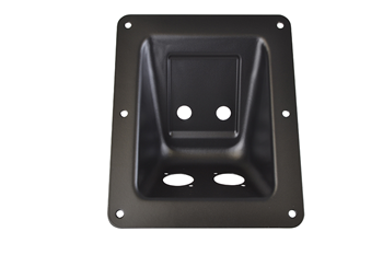 Angled Speakon Socket Speaker Connector Plate 170 x 140mm D type and Jack